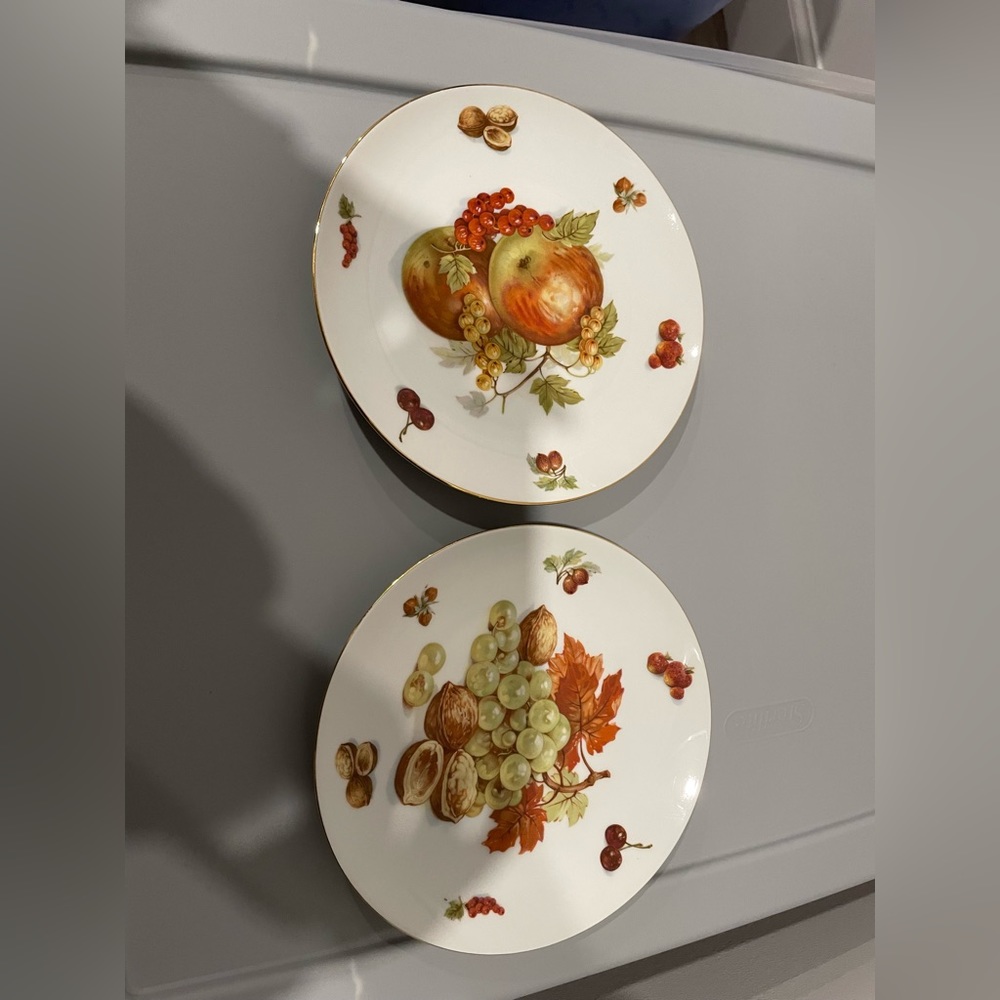 German Fruit plates